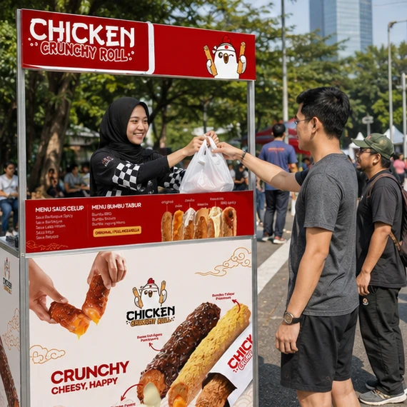 Solusi Kemitraan Chicken Crunchy Roll